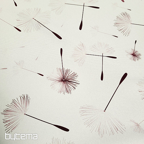 Tejido decorativo BLACK OUT DANDELION marrón