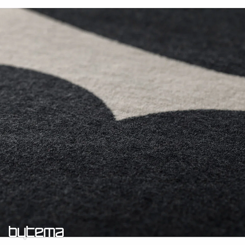 Manta DF LUCA HOJAS GRANDES BEIGE