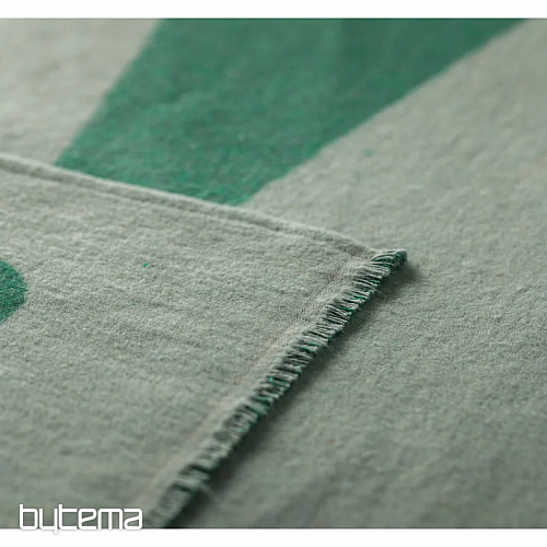 Manta DF LUCA HOJAS GRANDES VERDE