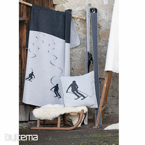 Funda decorativa DF LUCA SKIER GREY