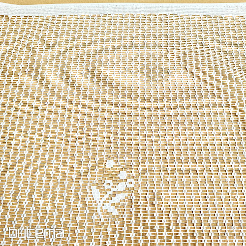 Cortina jacquard HEDA blanca