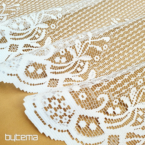 Cortina jacquard HEDA blanca