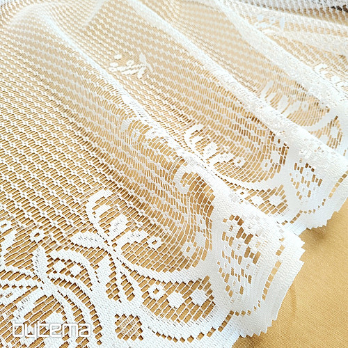 Cortina jacquard HEDA blanca