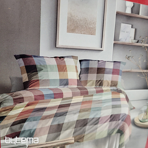 Ropa de cama de franela de lujo IRISETTE ZOBEL 8600-90 MULTI CHECK
