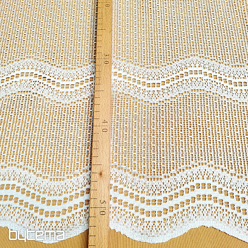 Cortina jacquard V 803 blanca