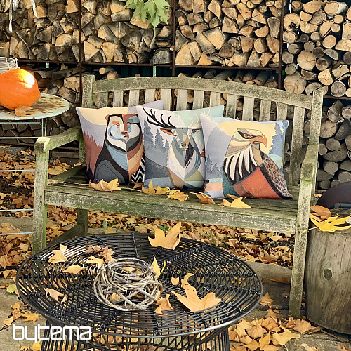 Funda de almohada tapiz CIERVO