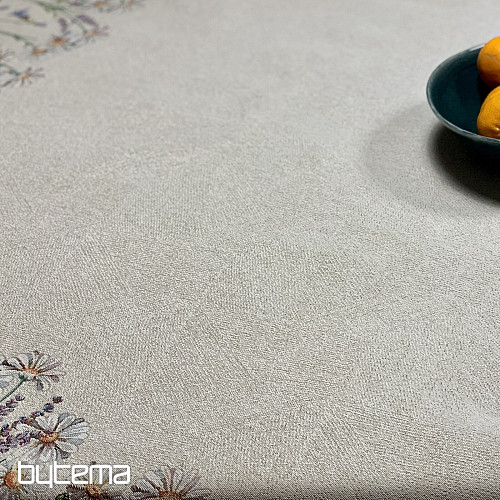 Mantel redondo de tapiz CARICIAS DE PRIMAVERA