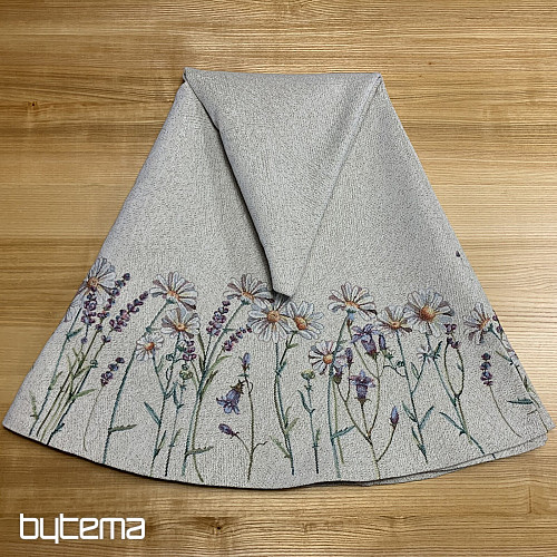 Mantel redondo de tapiz CARICIAS DE PRIMAVERA