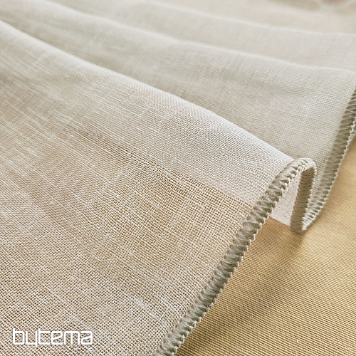 Cortina de lujo GERSTER 11334 gris-beige