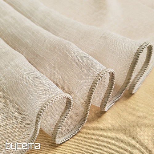 Cortina de lujo GERSTER 11334 gris-beige