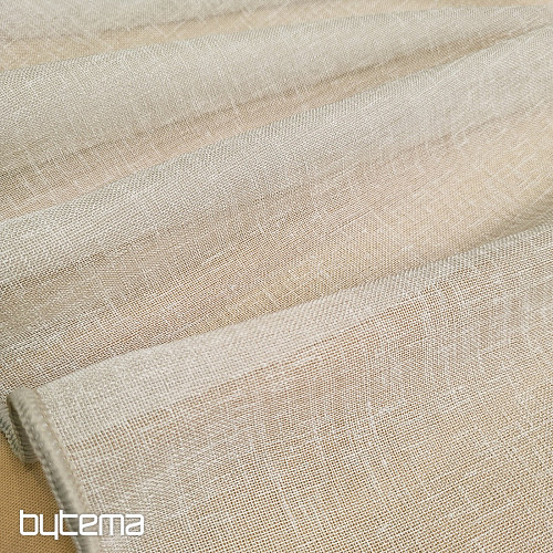 Cortina de lujo GERSTER 11334 gris-beige