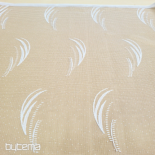 Cortina jacquard V2502 blanca