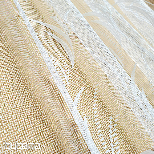 Cortina jacquard V2502 blanca