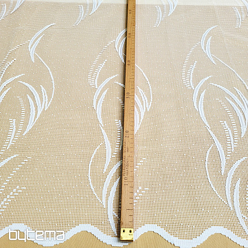 Cortina jacquard V2502 blanca