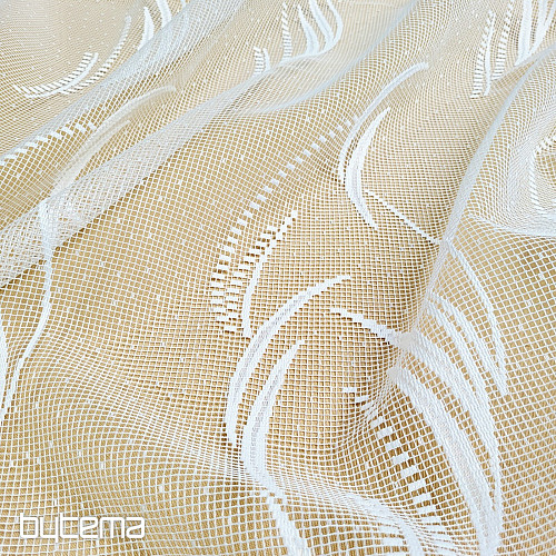 Cortina jacquard V2502 blanca