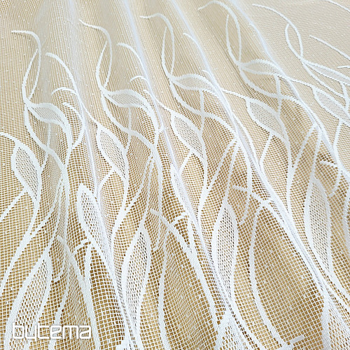 Cortina jacquard V2501 blanca