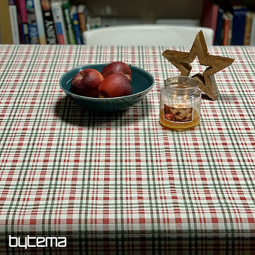 Mantel y bufanda navideños a cuadros escoceses Shelley