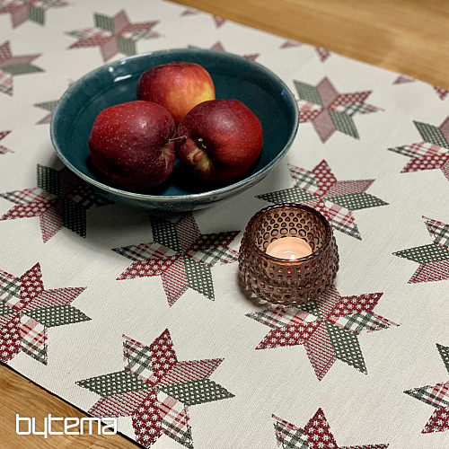 Mantel y bufanda navideños STAR SHELLEY