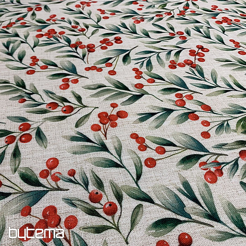 Mantel decorativo BAYAS DE NAVIDAD