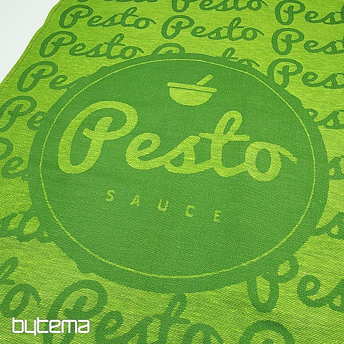 Paño de cocina con pesto