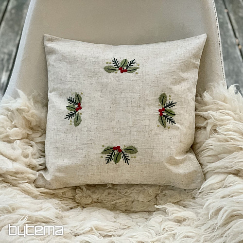 Cubierta bordada Ramitas de colores