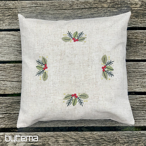 Cubierta bordada Ramitas de colores