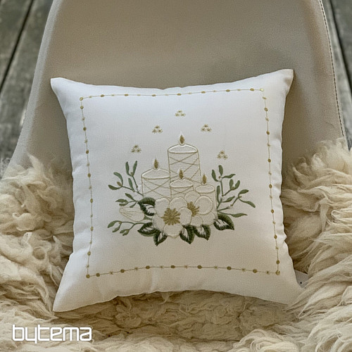 Funda de almohada bordada VELAS BLANCAS