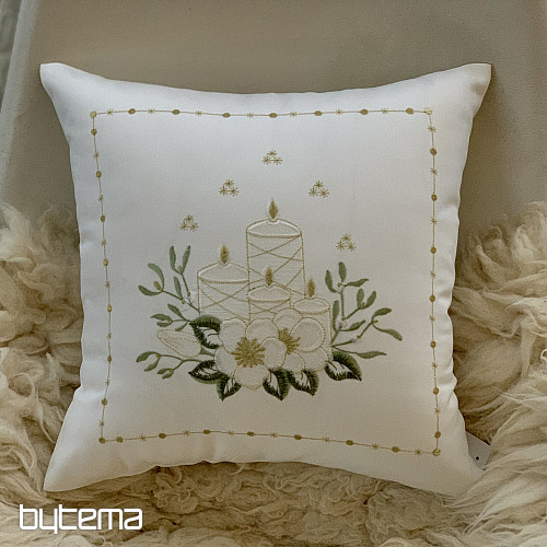 Funda de almohada bordada VELAS BLANCAS