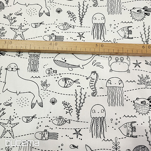 Pintura de tela MUNDO SUBMARINO