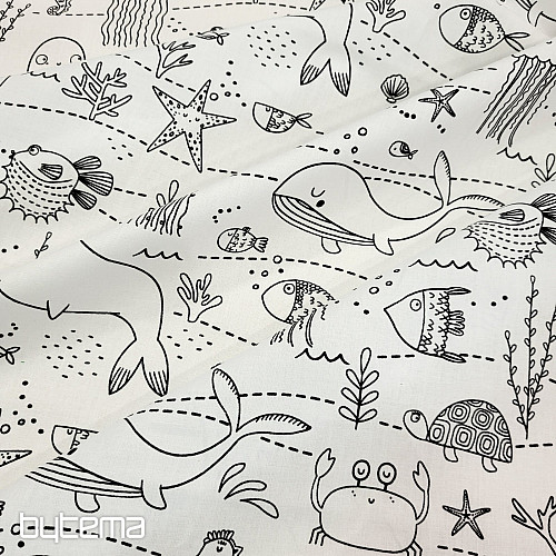 Pintura de tela MUNDO SUBMARINO