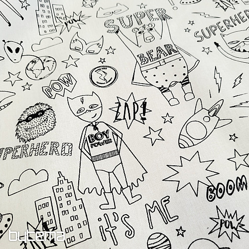 SUPERHÉROES pintura tela