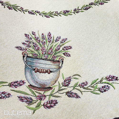 Mantel tapiz redondo LAVANDA