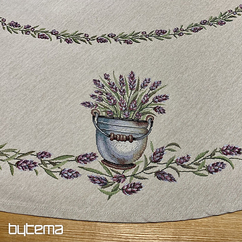 Mantel tapiz redondo LAVANDA