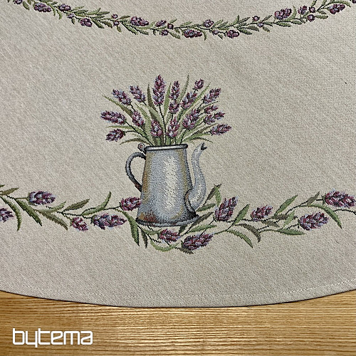 Mantel tapiz redondo LAVANDA