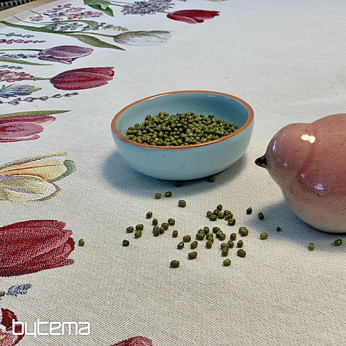 Mantel tapiz redondo TULIPANES PRIMAVERA III