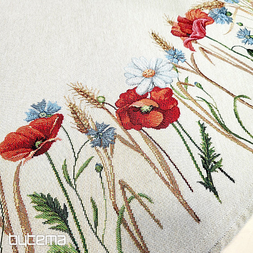 Mantel tapiz redondo FLORES SILVESTRES