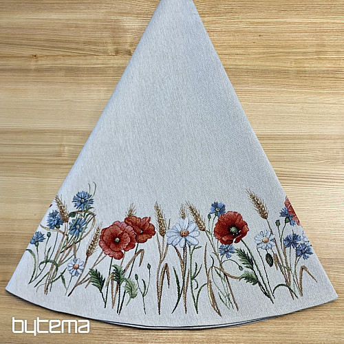 Mantel tapiz redondo FLORES SILVESTRES