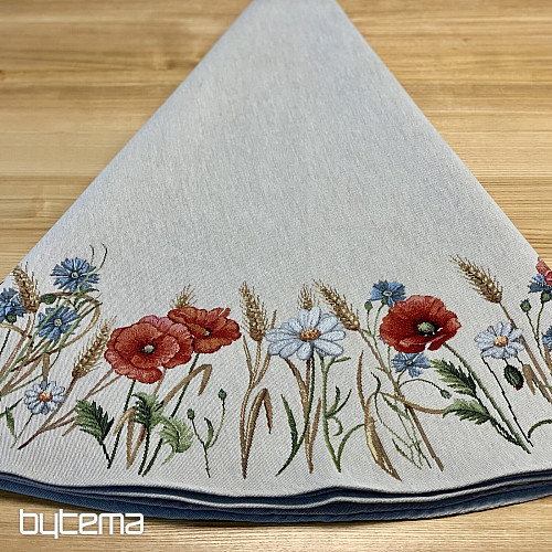 Mantel tapiz redondo FLORES SILVESTRES