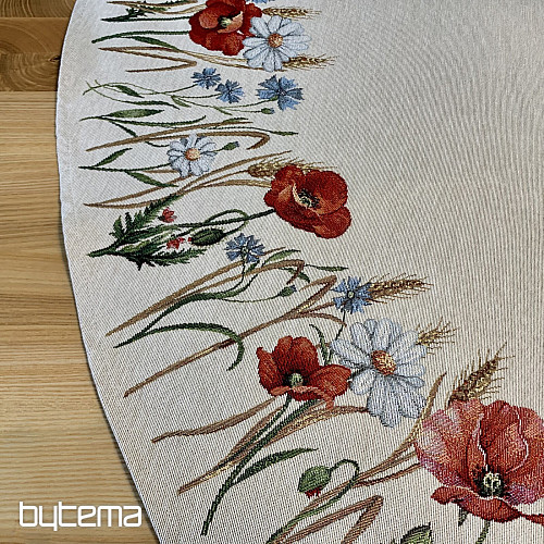 Mantel tapiz redondo FLORES SILVESTRES