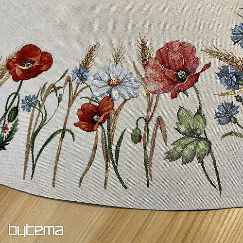 Mantel tapiz redondo FLORES SILVESTRES