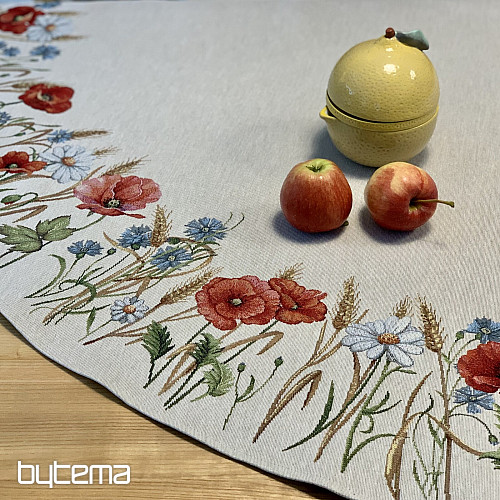 Mantel tapiz redondo FLORES SILVESTRES