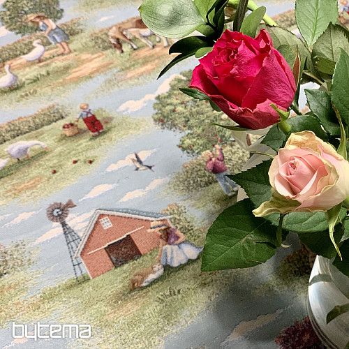 Mantel y bufanda de tapiz VENKOV