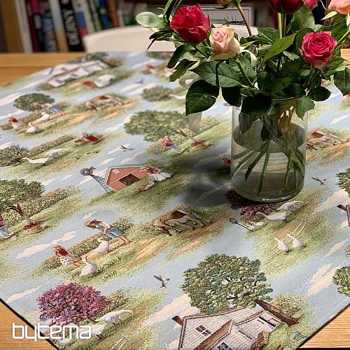 Mantel y bufanda de tapiz VENKOV