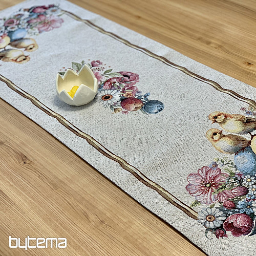 Mantel y pañuelo tapiz VACACIONES DE PRIMAVERA