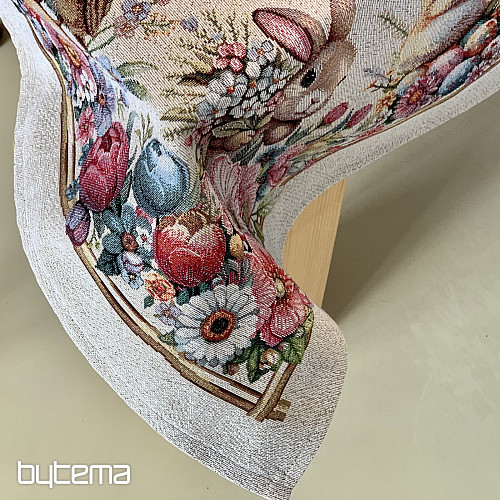 Mantel y pañuelo tapiz VACACIONES DE PRIMAVERA