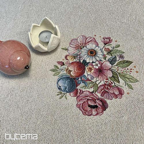 Mantel y pañuelo tapiz VACACIONES DE PRIMAVERA