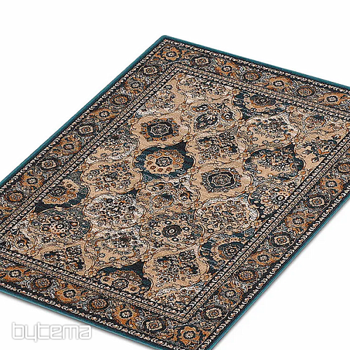 Alfombra de lana de lujo ISFAHAN Forenza esmeralda