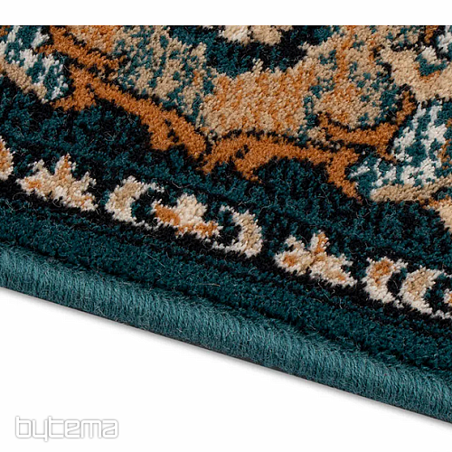 Alfombra de lana de lujo ISFAHAN Forenza esmeralda