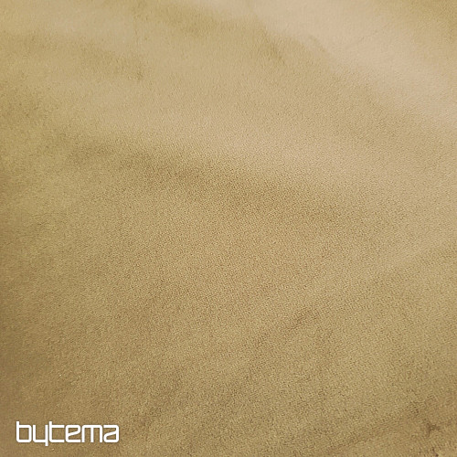 Lujosa tela decorativa monocromática de diseño GERSTER 77042/0200 MARRÓN