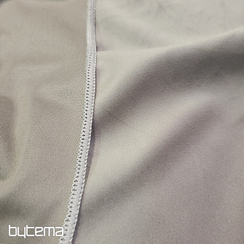 Lujosa tela decorativa monocromática de diseño GERSTER 77042/0040 BEIGE GRIS